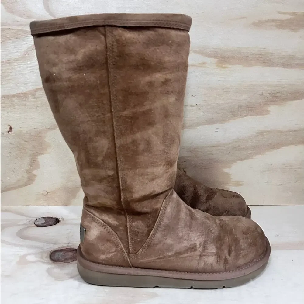 UGG Australia - Kenlys Tall - Winter Boots - Brown - Women's - 6 - S/N 1890
